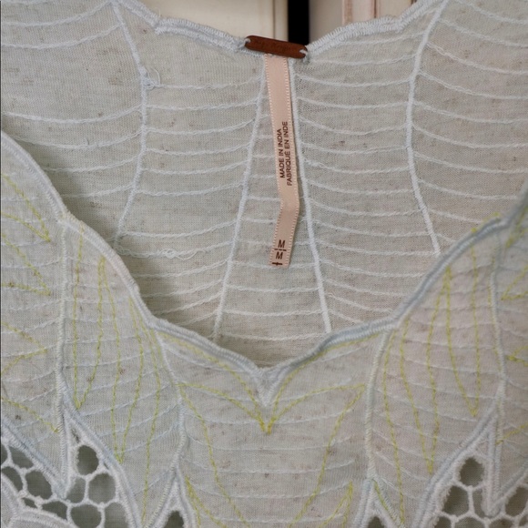 Free People Embroidered Sea Shell Tee - Picture 3 of 6